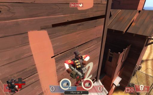 Team Fortress 2 - 2fort, интересные места